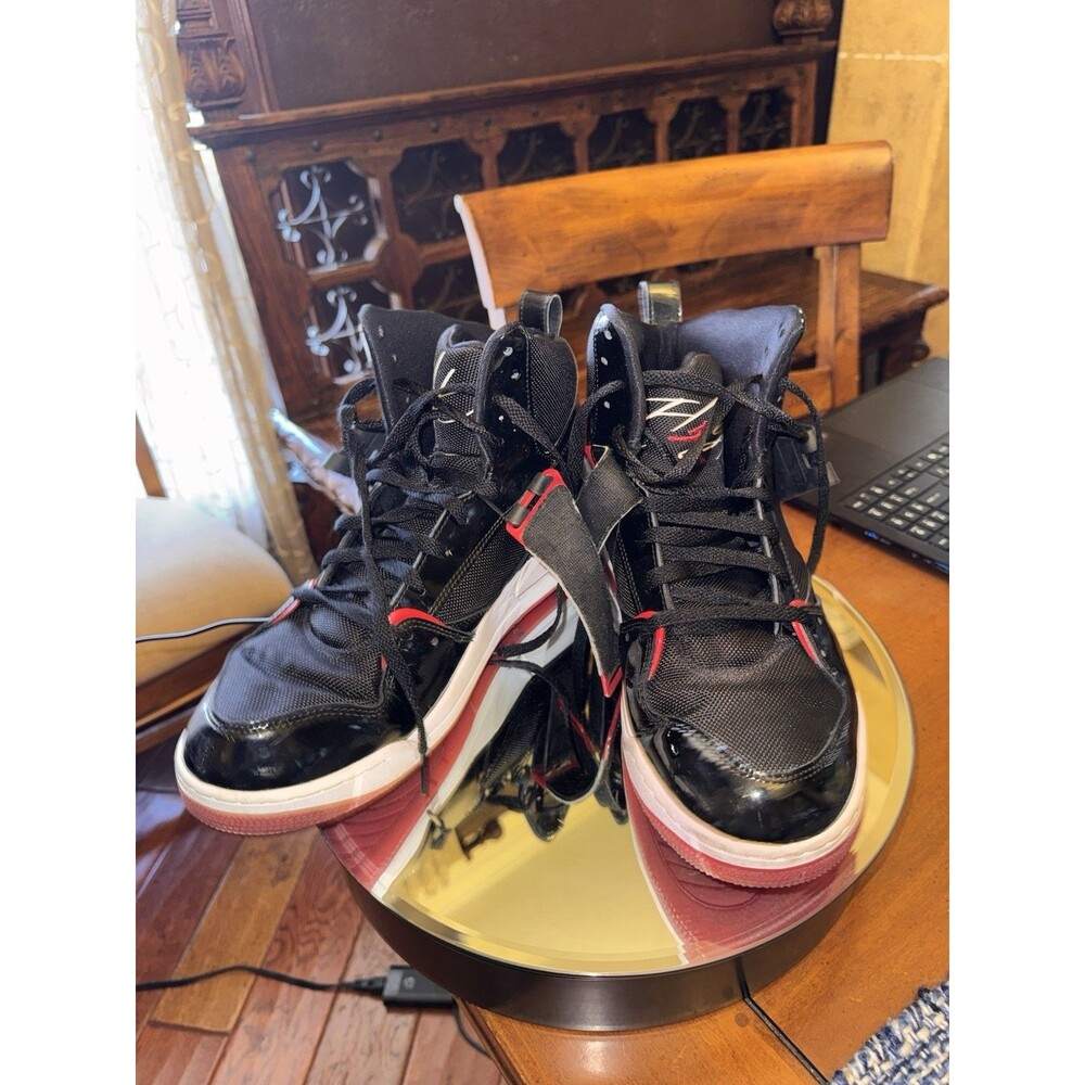 Men's Nike Air Jordan Flight 45 High - Size 13 - Black/Varsity Red (384519-010)